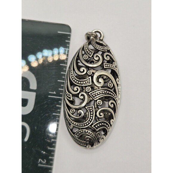 Vintage Silver Tone Pendant Charm - Picture 3 of 4